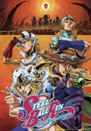 بوستر انمي Steel Ball Run: JoJo no Kimyou na Bouken